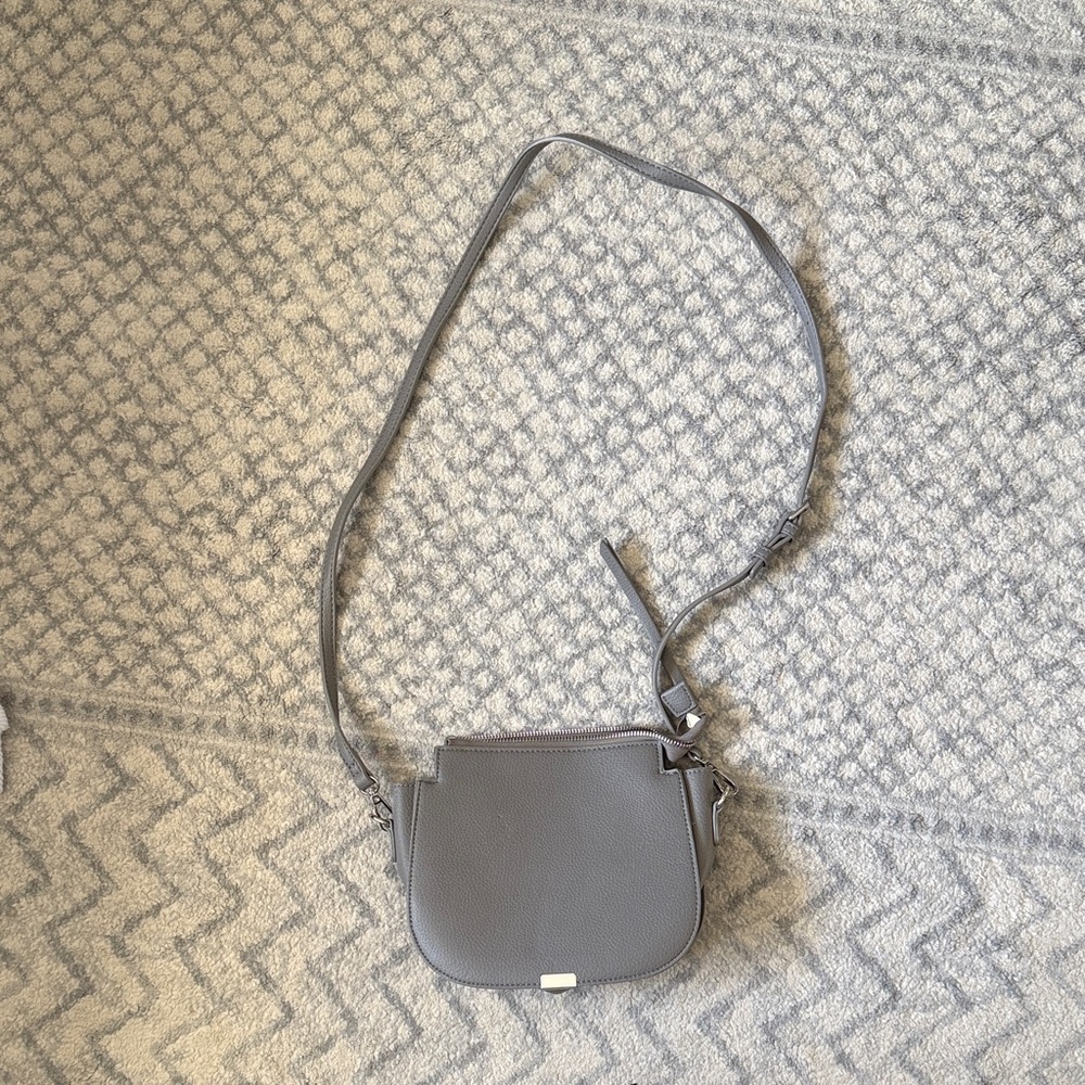 Elegant Gray Women's Crossbody Bag